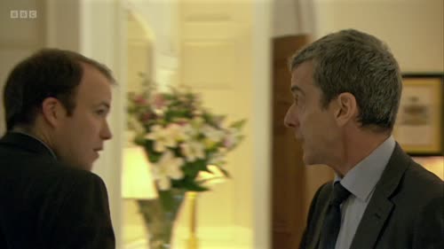 Screenshot: This programme contains
discriminatory language, strong
language and adult humour